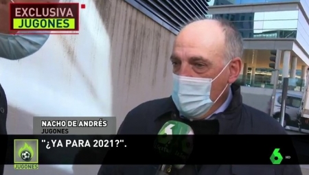 Javier Tebas se expresó en `Jugones´ acerca de la vuelta del público a los estadios (LA SEXTA) Javier Tebas se expresó en `Jugones´ acerca de la vuelta del público a los estadios (LA SEXTA)