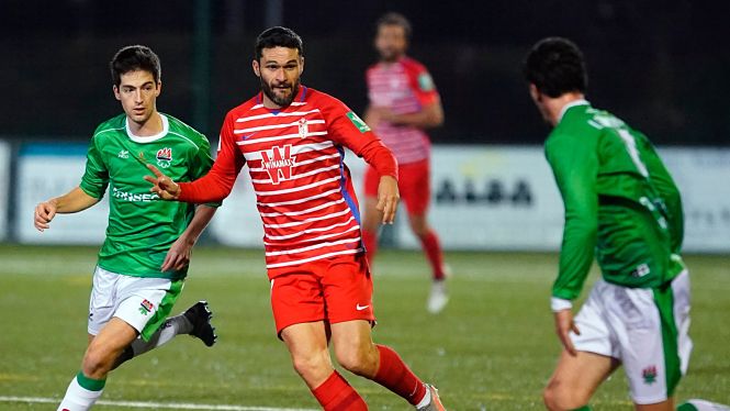 Jorge Molina tuvo una actuación destacada (GRANADA CF) 