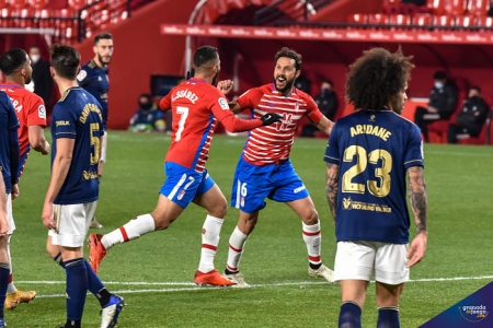 El Granada ya se impuso a Osasuna hace tan sólo once días en el `Nuevo Los Cármenes´ (JOSÉ M. BALDOMERO)
