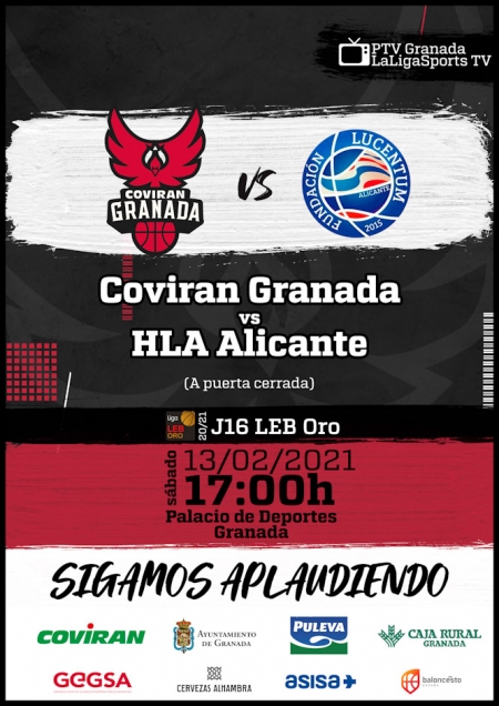 El Covirán Granada recibirá a HLA Alicante (FUNDACIÓN CB GRANADA) El Covirán Granada recibirá a HLA Alicante (FUNDACIÓN CB GRANADA)