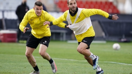 Imagen del entrenamiento de hoy en la Ciudad Deportiva (PEPE VILLOSLADA / GCF) Imagen del entrenamiento de hoy en la Ciudad Deportiva (PEPE VILLOSLADA / GCF)