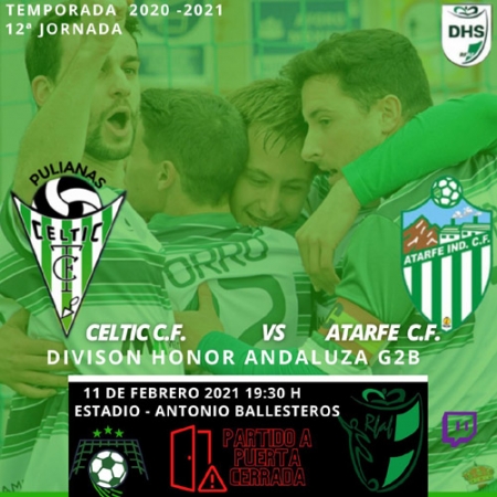 Cartel promocional del partido de este jueves en Pulianas Cartel promocional del partido de este jueves en Pulianas