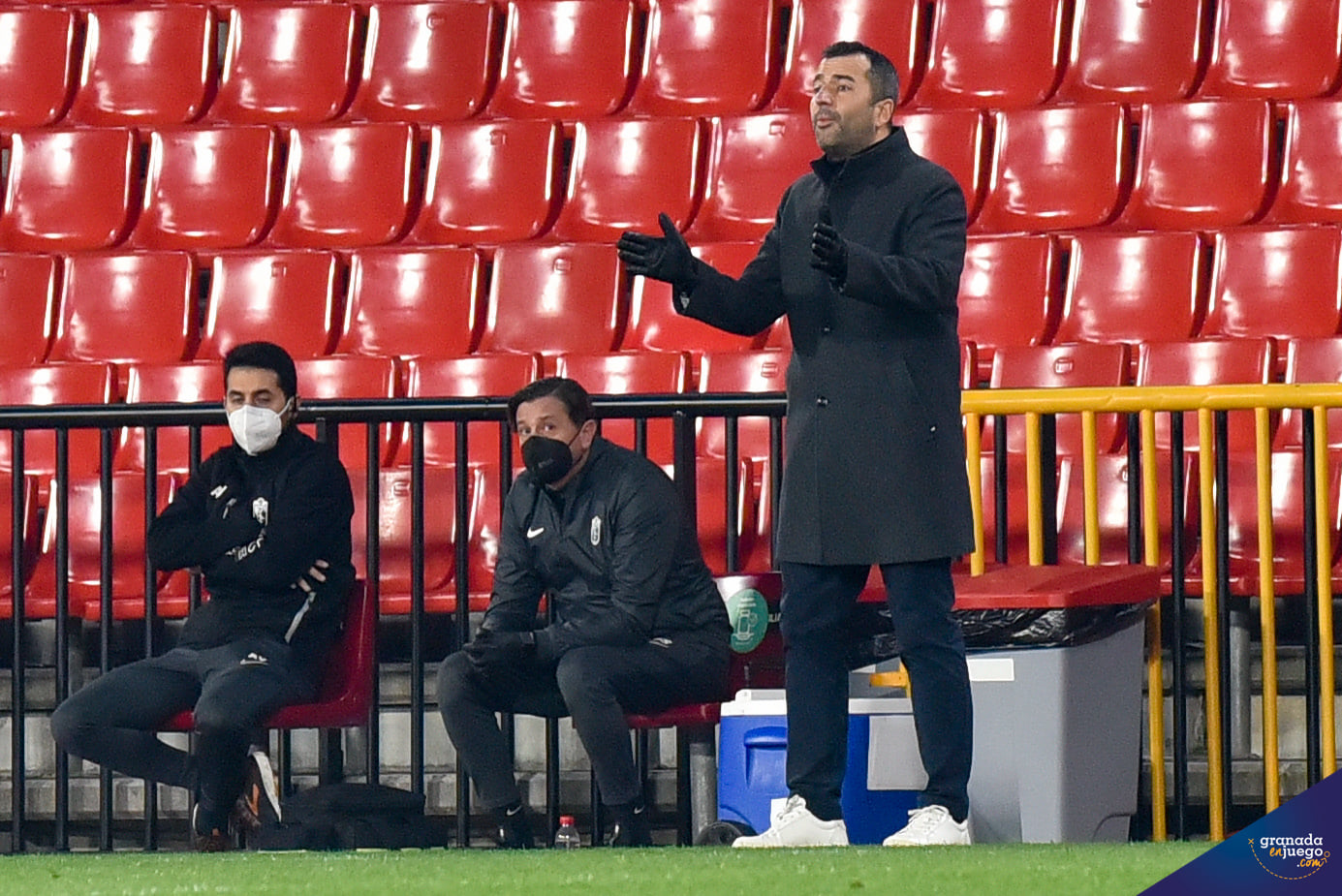 Diego Martínez, entrenador del Granada CF (JOSÉ M. BALDOMERO)