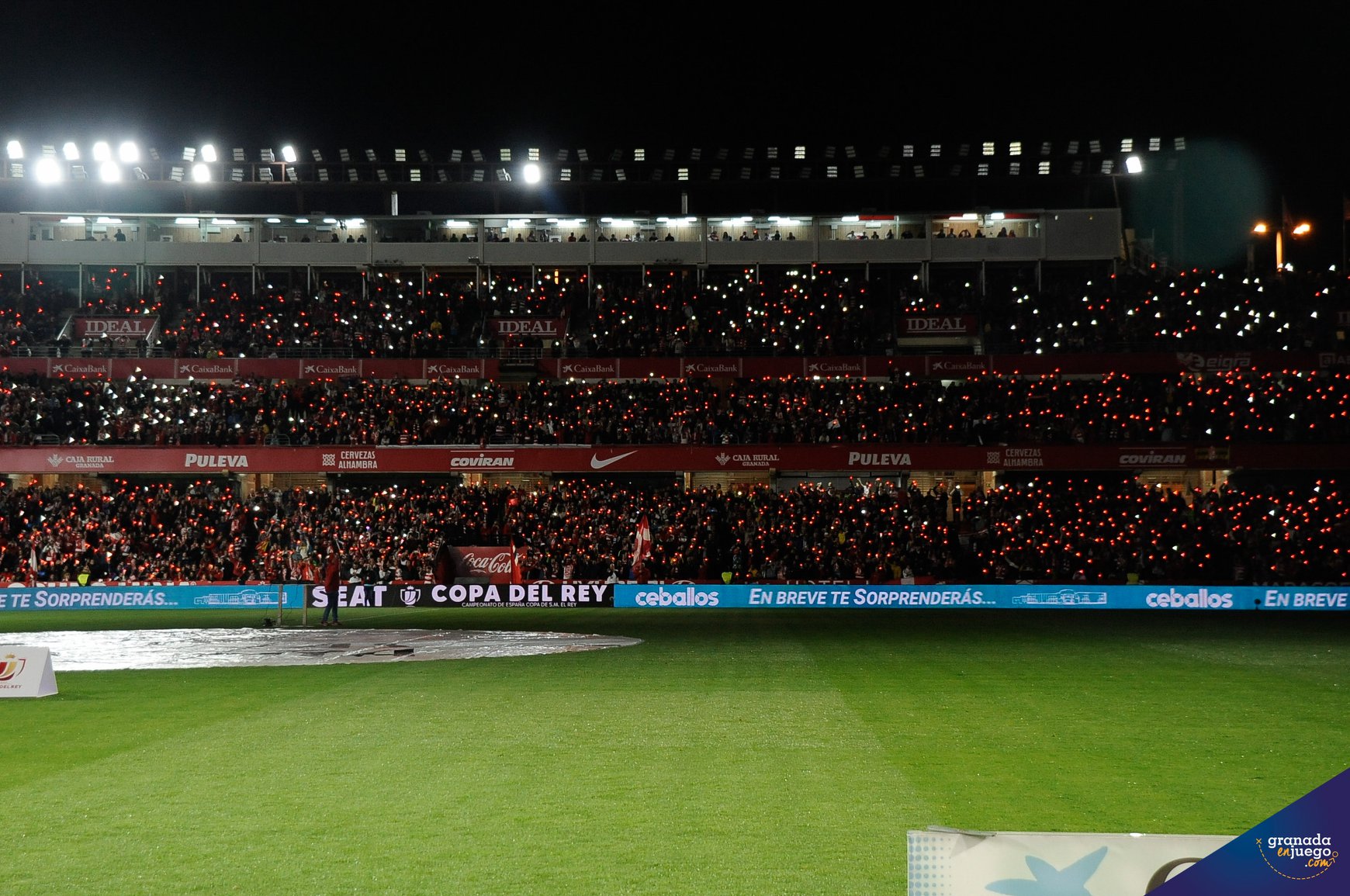 El `Nuevo Los Cármenes´ cerró sus puertas a la afición hace justo un año (JOSÉ M. BALDOMERO)