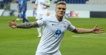 Eirik Ulland Andersen fue el autor de los dos goles de su equipo en casa del Hoffenheim (VERIETY INFO)