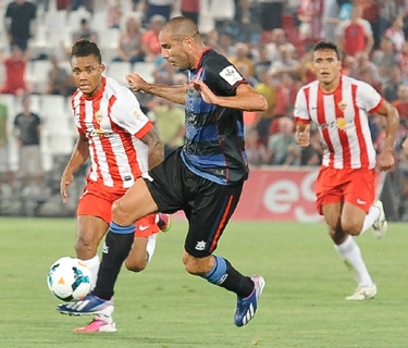Carlos Aranda en su etapa como jugador del Granada CF 