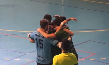 El Sima Granada celebra uno de los goles (SIMA GRANADA) El Sima Granada celebra uno de los goles (SIMA GRANADA)