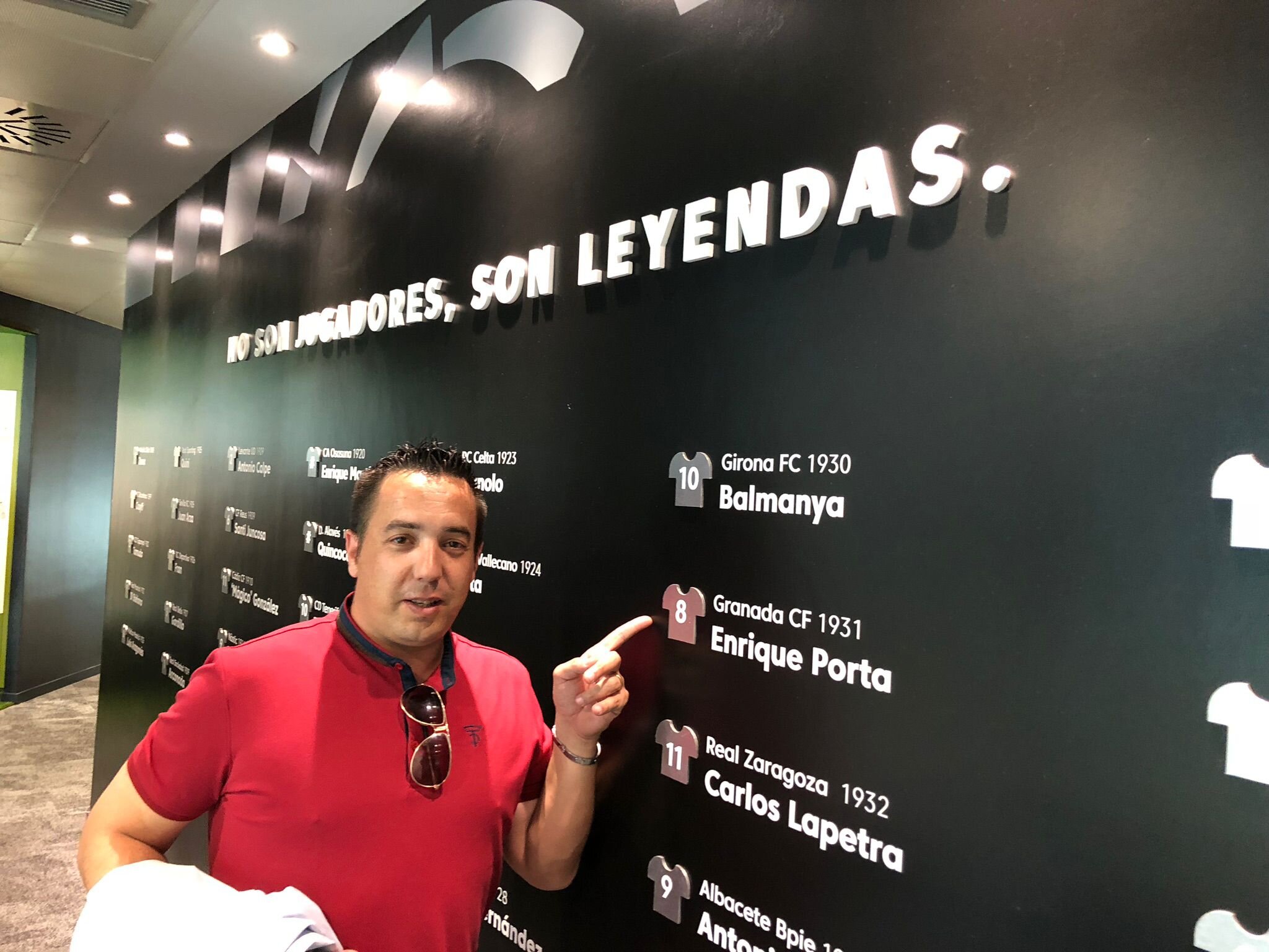 Dani Hurtado, en la sede de LaLiga