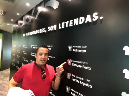 Dani Hurtado, en la sede de LaLiga