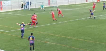 Acción en que el Vandalia reclamó penalti (VANDALIA TV) Acción en que el Vandalia reclamó penalti (VANDALIA TV)