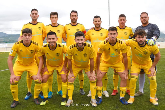 Once inicial del Cubillas en Casabermeja (FC CUBILLAS) 