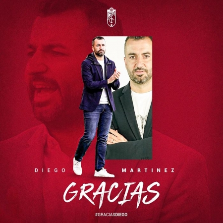 El Granada ha hecho oficial la marcha de Diego Martínez (GCF) El Granada ha hecho oficial la marcha de Diego Martínez (GCF)