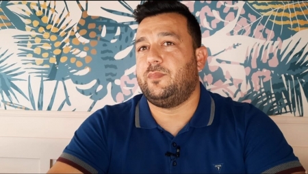 Romario, durante la entrevista con Granada En Juego (JAVIER PALMA)