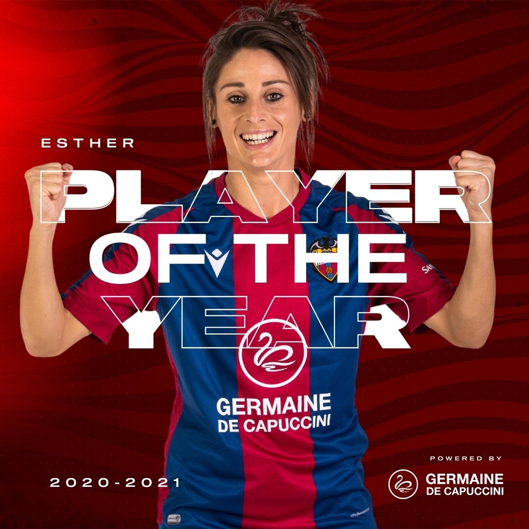 Esther González fue nombrada la mejor jugadora del Levante Femenino esta temporada (LEVANTE UD)