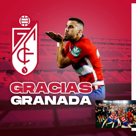 Fede Vico se despidió ayer del Granada (TWITTER @FVICO) Fede Vico se despidió ayer del Granada (TWITTER @FVICO)