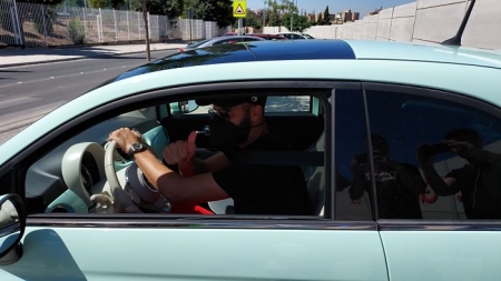 Gonalons, a la salida ayer del entrenamiento (FRAN CALVO)