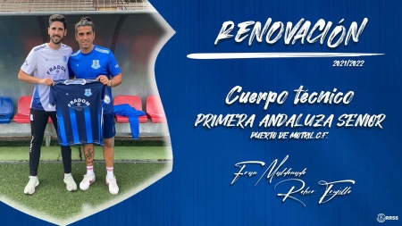 Fran Maldonado ha renovado junto a su ayudante Robert Trujillo (PUERTO DE MOTRIL CF) Fran Maldonado ha renovado junto a su ayudante Robert Trujillo (PUERTO DE MOTRIL CF)