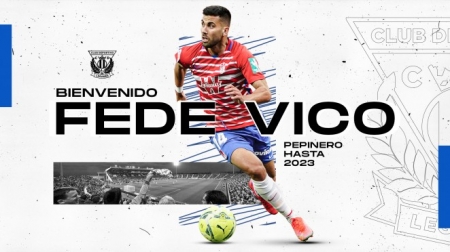 Fede Vico ya es nuevo jugador del Leganés (CD LEGANÉS) Fede Vico ya es nuevo jugador del Leganés (CD LEGANÉS)