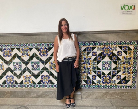 La concejal de Vox en el Ayuntamiento de Granada, Mónica Rodríguez (VOX) La concejal de Vox en el Ayuntamiento de Granada, Mónica Rodríguez (VOX)