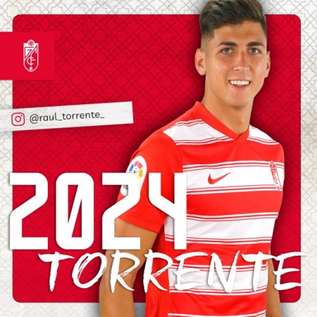 Raúl Torrente renueva con el Granada hasta 2024 (GCF) Raúl Torrente renueva con el Granada hasta 2024 (GCF)