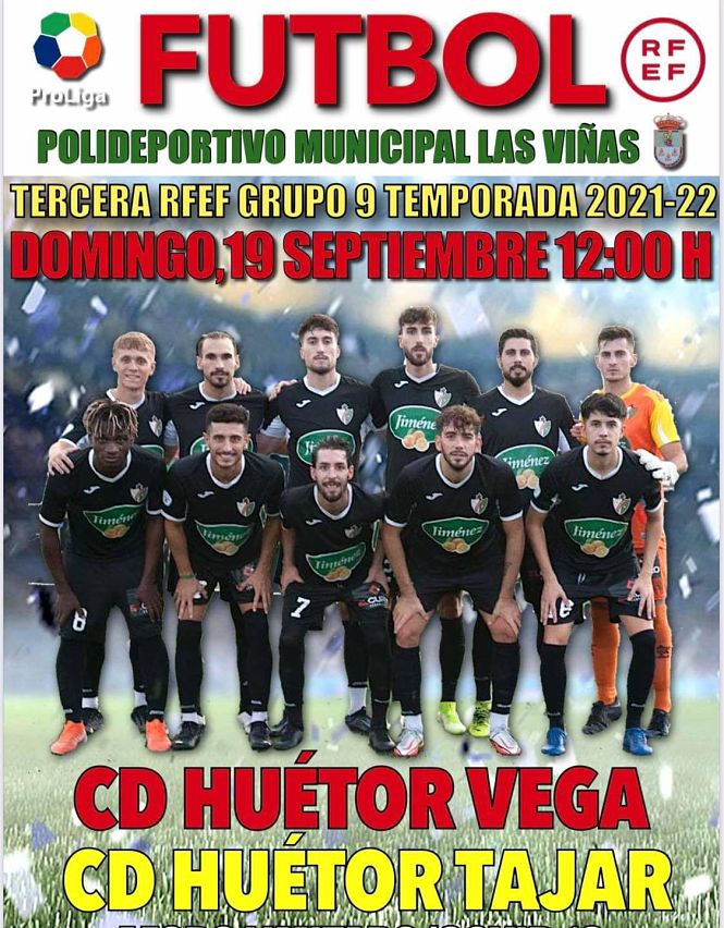 Huétor Vega y Huétor Tájar medirán fuerzas en `Las Viñas` (CD HUÉTOR VEGA) 