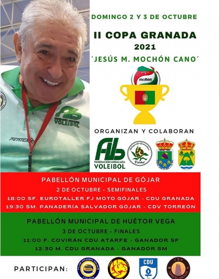 El voleibol granadino homenajeará Jesús M. Mochón Cano (VOLEIBOL GRANDA) El voleibol granadino homenajeará Jesús M. Mochón Cano (VOLEIBOL GRANDA)