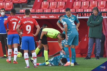 Sánchez Martínez, durante el Granada - Betis de la pasada temporada (JOSÉ M. BALDOMERO) Sánchez Martínez, durante el Granada - Betis de la pasada temporada (JOSÉ M. BALDOMERO)
