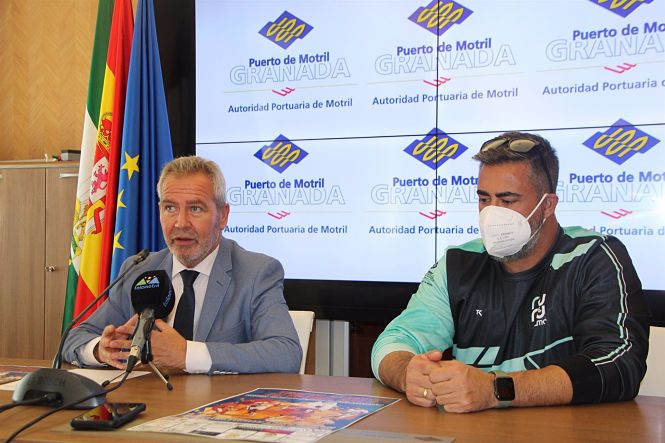 José García Fuentes y Miguel Sánchez (AUTORIDAD PORTUARIA) 