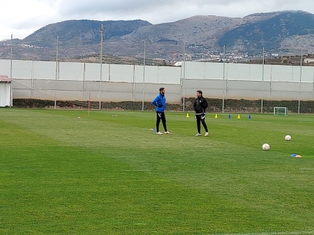 Domingos Duarte, trabajando al margen este lunes en la Ciudad Deportiva (FRAN CALVO)