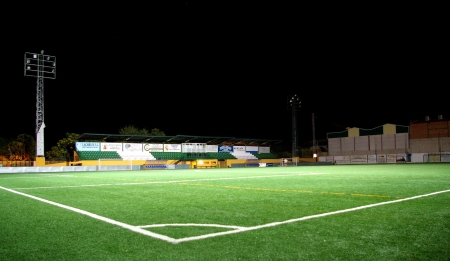 Estadio de `La Juventud`, donde el Granada jugará la segunda eliminatoria de Copa ante el Mancha Real (ATLÉTICO MANCHA REAL)