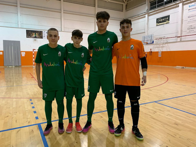 Jugadores del Albolote Futsal convocados por la selección andaluza (AFS)
