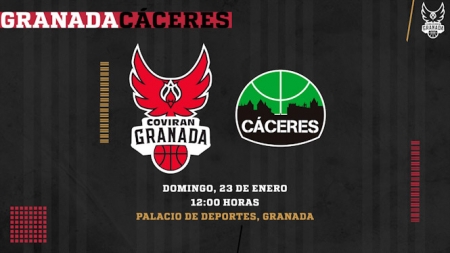 El Covirán Granada cerrará la primera vuelta ante Cáceres (FUNDACIÓN CB GRANADA) El Covirán Granada cerrará la primera vuelta ante Cáceres (FUNDACIÓN CB GRANADA)