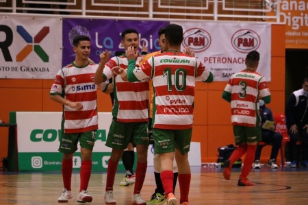 El Sima Granada celebra un gol (SIMA GRANADA) 