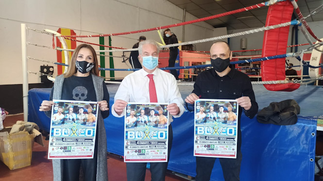 Presentación de la velada de boxeo (JAVIER ALGARRA/ AYUNTAMIENTO)