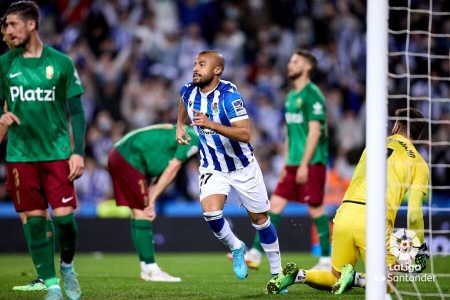 El Granada cosechó en Anoeta su cuarta derrota consecutiva (LALIGA) El Granada cosechó en Anoeta su cuarta derrota consecutiva (LALIGA)