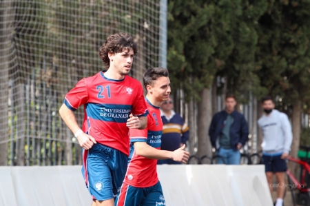 Ángel marcó tres goles en la final (ENCARNI QUESADA)