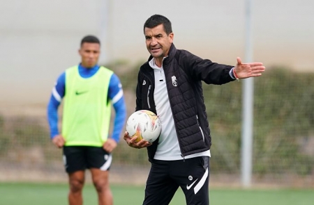 Torrecilla, en una sesión de esta semana con el primer equipo (PEPE VILLOSLADA / GCF) Torrecilla, en una sesión de esta semana con el primer equipo (PEPE VILLOSLADA / GCF)