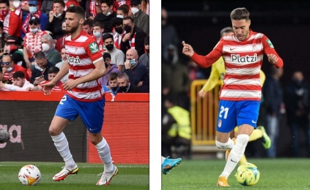 Domingos Duarte y Rubén Rochina necesitan encontrar su mejor versión (JOSÉ M. BALDOMERO) Domingos Duarte y Rubén Rochina necesitan encontrar su mejor versión (JOSÉ M. BALDOMERO)