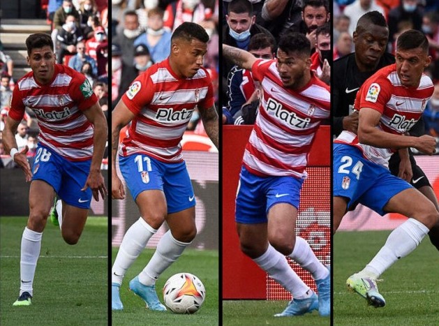 Torrente, Machís, Luis Suárez y Uzuni ya están concentrados con sus selecciones (JOSÉ M. BALDOMERO)