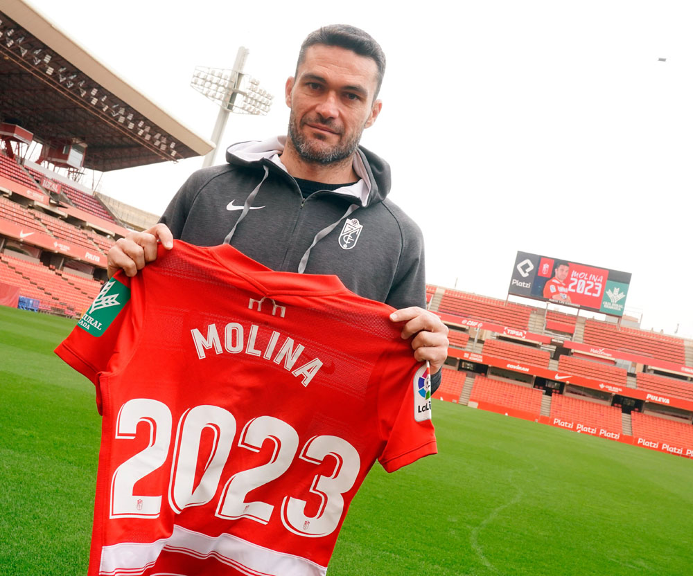 Jorge Molina ha renovado hasta junio de 2023 como jugador rojiblanco (GCF)