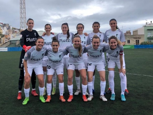 Once titular del Granada Femenino en `La Salud` (GCF)
