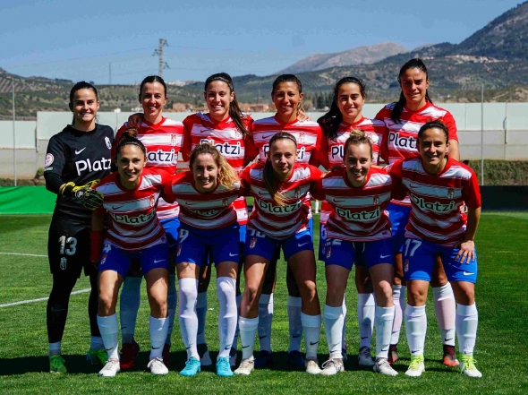 Once inicial del Granada Femenino ante el Juan Grande (GCF)
