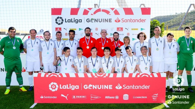 Equipo de la liga Genuine del Granada CF (GRANADA CF)