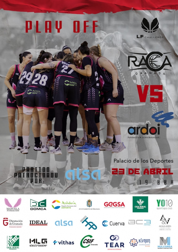 Cartel del partido de Play Off (RACA)
