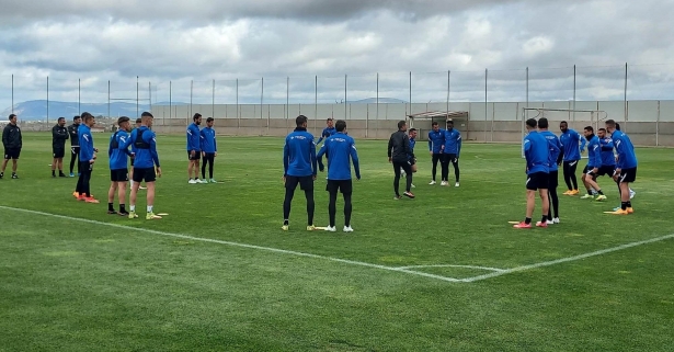 Imagen del entrenamiento de este sábado en la Ciudad Deportiva (FRAN CALVO) Imagen del entrenamiento de este sábado en la Ciudad Deportiva (FRAN CALVO)