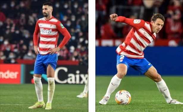 Gonalons y Arias volvieron a jugar tras superar sus lesiones (JOSÉ M. BALDOMERO) Gonalons y Arias volvieron a jugar tras superar sus lesiones (JOSÉ M. BALDOMERO)
