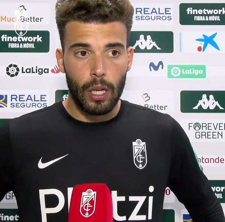 Luís Maximiano, en zona mixta tras el Betis - Granada (GCF TV)