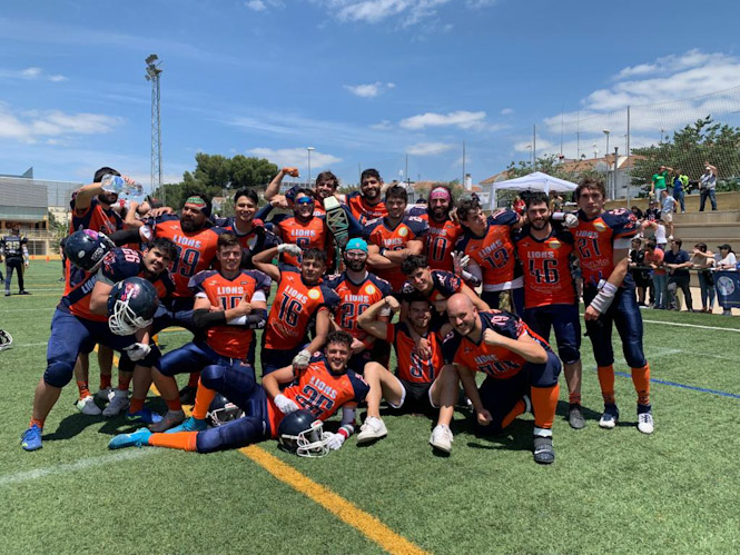 Granada Lions celebra el triunfo (GRANADA LIONS)