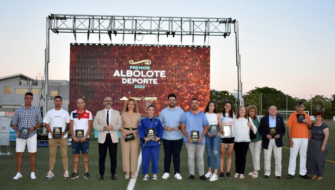 Galardonados en la gala del deporte (AYTO. ALBOLOTE)