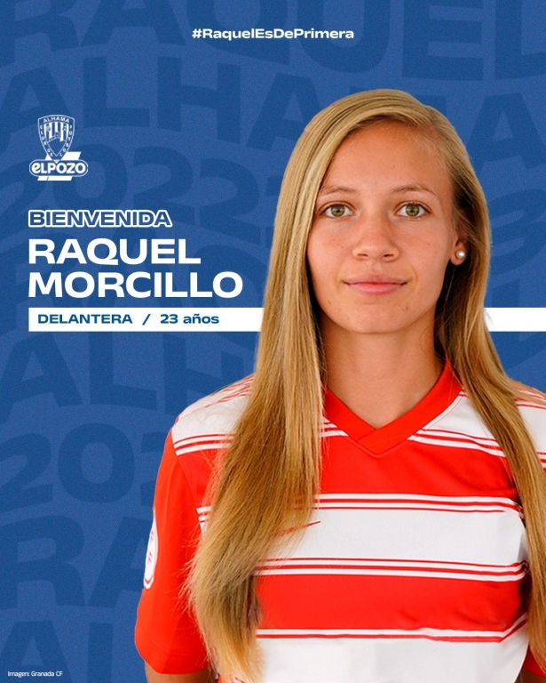 Raquel jugará en Primera Iberdrola con el recién ascendido Alhama (ALHAMA CF) Raquel jugará en Primera Iberdrola con el recién ascendido Alhama (ALHAMA CF)